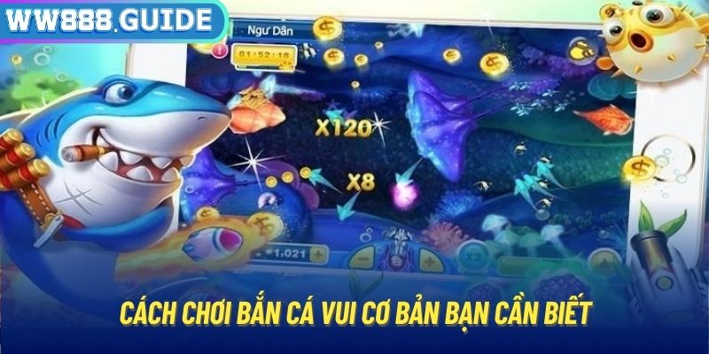 Cách chơi Bắn Cá Vui cơ bản bạn cần biết