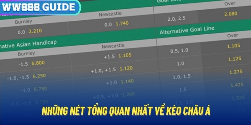 Những nét tổng quan nhất về kèo Châu Á